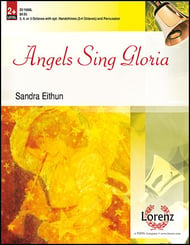 Angels Sing Gloria Handbell sheet music cover Thumbnail